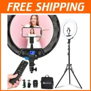 Versatile Wireless Remote Ring Light with Adjustable Tripod for TikTok & Zoom