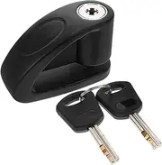 HAPINARY Disc Brake Lock Motorbike Lock Scooter Brake Lock Brake Security Lock Road Bike Padlock Road Bike Wheel Lock Motorcycle Handlebar Lock Grip Motorcycle Locks Moped Locks Black Metal