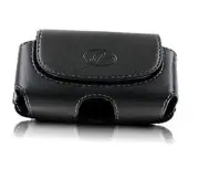 Horizontal Holster for Flip Phone or Black Horizontal PU Leather Case