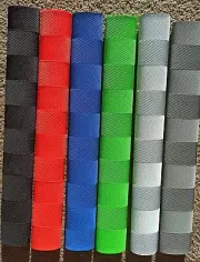 6x CHEVRON Cricket Bat Grips - RED, BLACK, BLUE, WHITE, GREY & GREEN - Oz Stock