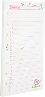 HOUDERCO Book Refill Lined Notepad Paper Inserts for Planner Binder Size 50 Sheets Smooth