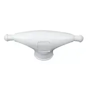 Whitecap MEDIUM White Rubber Spreader Boots PAIR (Insert 1 - 2 inch) S-9201P