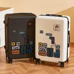 行李箱新款韓版女學生小清新靜音拉桿箱男旅行箱大容量密碼皮箱子