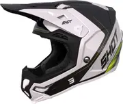 Shot Core Fast Motocross Helmet, black-white, Size M for Men Black White
