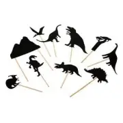 Moulin Roty French Dinosaur Night Time Shadow Puppets Pretend Play Kids Toy