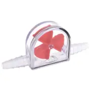 Alphacool Eisfluegel Flow Indicator, Red Fins, Clear Body