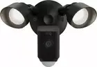 Ring Floodlight Cam Wired Plus Outdoor Wired Full HD Surveillance Camera - Black