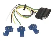 Hopkins Towing Solution 48005 4-Wire Flat Vehicle End Connector
