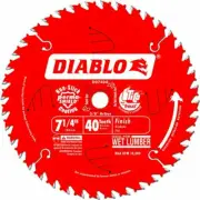 Diablo D0740A 7-1/4" x 40 Tooth Carbide Circular Saw Blade New
