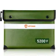 Upgraded Fireproof Document Bag 5200°F -Heat Insulated, Water Fire Proof Bag ...