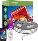 Smart Outdoor Rope Light, 52.5Ft Music Sync RGB LED Strip Lights, App Control an