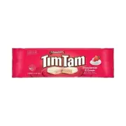 Arnott's Tim Tams STRAWBERRIES & CREAM 165g Chewy Chocolate Coated Biscuits NEW