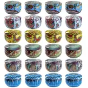 24 pcs 2.5oz Candle Tins Candle Making Jars Empty Candle Jars with Lids Candl...