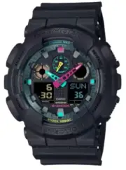 NEW G-Shock GA100MF-1A Bold Black Vibrant Ana-Digi Virtual World