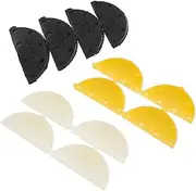 JEWEDECO 12pcs Non-skid Heel Sticker Sole Protectors for Sneakers Men's/Shoes Mute Durable Sole Adhesive Pad