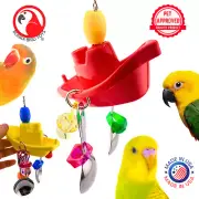 Bonka Bird Toys 3653 Tugboat Durable Treat Feeder Parrot Cage Toy Conure Lories