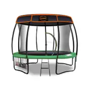 Kahuna Trampoline 16 Ft With Roof Cover - Green