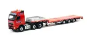 WSI 1/50 for Volvo FH2 Globetrotter 6x2 Nooteboom Step frame trailer TTIS Group