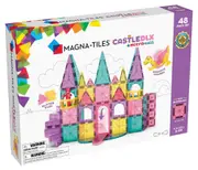 Magna Tiles - Castle Deluxe + Micro Mags 48 Pce Set