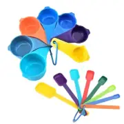 Set of 7 Measuring Scoops/Cups Set Material Measuring Teaspoons/Cups Set