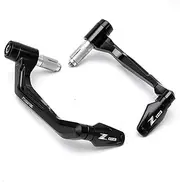 for Kawasaki ZH2 2019-2021 Motorcycle CNC Handlebar Grips Brake Clutch Levers Guard Protector (Color : Black)