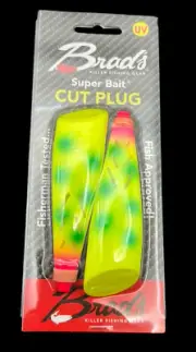 BRAD’S 2-Pack Super Bait Cut Plug ROTTON BANANA Lure NEW