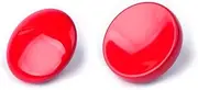 (2 Pack) VKO Red Soft Metal Shutter Release Button Compatible for Fujifilm X-T3 X-T2 X100F X-T20 X-PRO2 X-E3 X30 X100T X100S X-E2 RX10 II III IV M6 M7 M8 M9 Camera 11mm Concave 10mm Convex Surface
