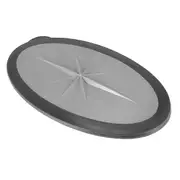 Kayak Hatch Cover Kayak Boat Deck Plate Kayak Boat Deck Hatch Cover Waterproof Kayak Boat Accessori gray