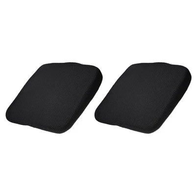 2pcs Seat Cushion 2.36" Thick Memory Foam Cushion for Car Seat Driver, Black