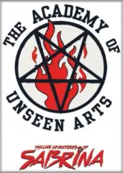 The Chilling Adventures of Sabrina Academy of Unseen Arts Refrigerator Magnet