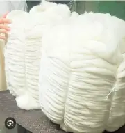 21 Lb wholesale white wool roving bulk un dyed spinning,Felting,Chunky yarn