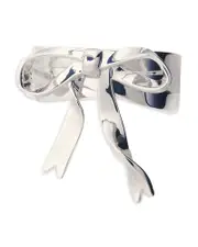 Maje Polished Bow Cuff Bangle Bracelet