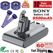 9500mAh For Dyson V6 Battery SV03 SV04 Handheld Vacuum Cleaner Battery w/Filter