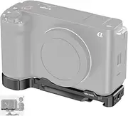 NEEWER ZV-E1 Baseplate, Side 1/4" Thread with Anti Drop Locating, Openable Battery Compartment, Arca Quick Camera Mounting with More 1/4" 3/8" Threads Compatible with Sony ZV-E1 DJI RS Gimbals, CA044