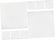 IMIKEYA 8pcs Dehydrator Tablets Film Dehydrator Trays Cover Jerky Tray Dehydrators Food Silicone Steamer Liner Mat Fruit Dryer Dryer Dehydrate Water Vegetable Accessory White Silica Gel