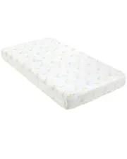 Lush Decor Sunshine Rainbow Shooting Stars Soft & Plush Fitted Crib Sheet