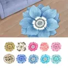 Pastoral Lotus Floor Mat Special-shaped Door Gasket Blanket Cloakroom