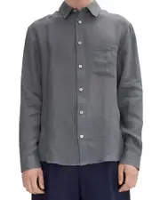 A. p.c. Cassel Regular Fit Linen Shirt Small