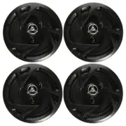 (4) Power Acoustik EF-653 | 6.5 Inch 400W 4 Ohm 3-Way Coaxial Car Audio Speakers