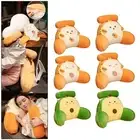 Reading Pillow with Arm Waist Rest Cushion Cute Chair Back Cushion for Car