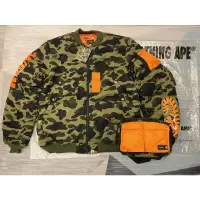 在飛比找蝦皮購物優惠-BAPE x PORTER STAND 飛行外套含腰包