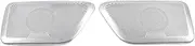 Compatible for Mercedes -Benz V-Class W447 2015-2021 Car Speaker Cover Stainless Door Loudspeaker Sound Pad Trim Frame Sticker Accessories(Silver-middle-2PCS)