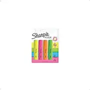 SHARPIE 1825662 Fluo Xl Highlighter, (Pack of 4) Assorted