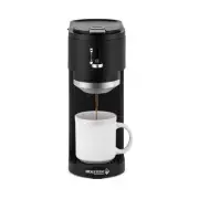 2-In-1 Single Serve Pod and Ground Coffee Maker, Compact Dual Brew Machine wi...