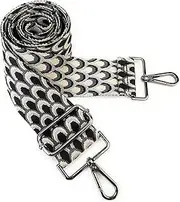 [VersaKits] Purse Straps Replacement Crossbody 2 Inch Wide Animal Print Adjustable Shoulder Guitar Strap for Handbag