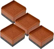 HYTROVE 4pcs Slip Furniture Risers Non Slip Bed Leg Lift Pads for Couches Tables Appliances Increases Height Protects Floors for Home Use