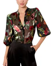alice + olivia Sheila Button Down