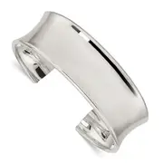 Sterling Silver 20mm Cuff Bangle Bracelet