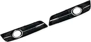 Compatible With A3 2010 2011 2012 2013 Car Front Lower Bumper Fog Light Cover Fog Lamp Frame Grille 8P0807681J 8P0807682J Fog Light Grille(Pair)