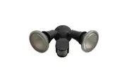 Security Light Double Adjustable ES Black 5000K IP44 with sensor